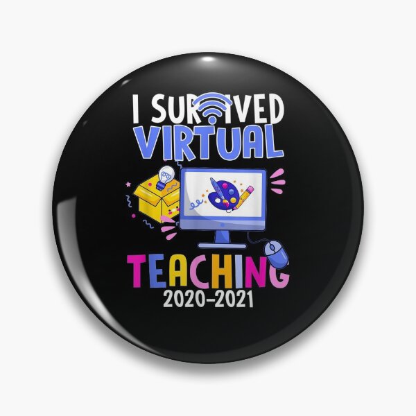 Item preview, I Survived Virtual Teaching Teacher End Of School 2021  designed and sold by anniet33.