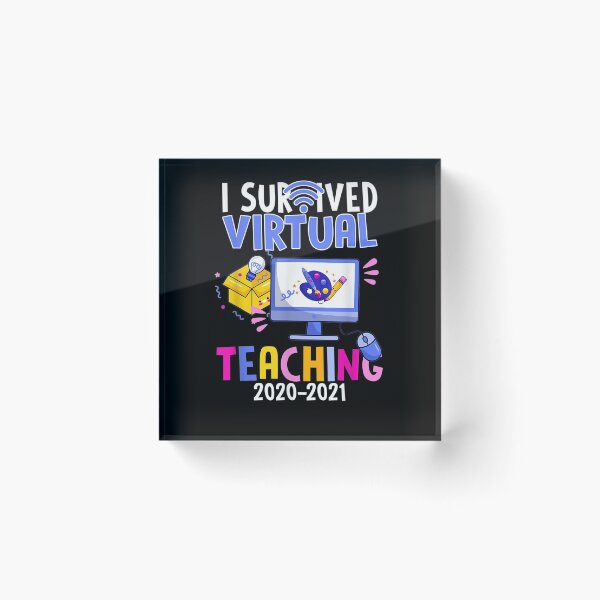 Item preview, I Survived Virtual Teaching Teacher End Of School 2021  designed and sold by anniet33.