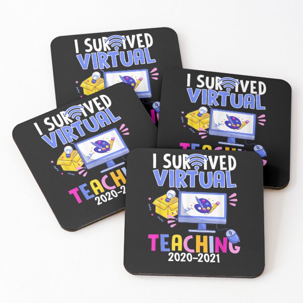 Item preview, I Survived Virtual Teaching Teacher End Of School 2021  designed and sold by anniet33.