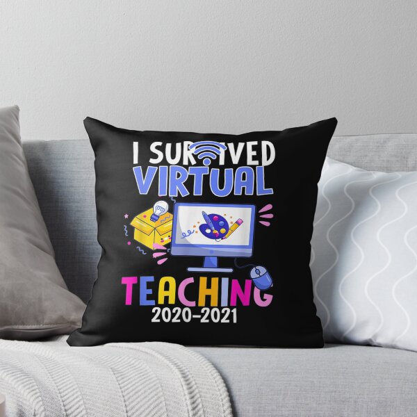 Item preview, I Survived Virtual Teaching Teacher End Of School 2021  designed and sold by anniet33.