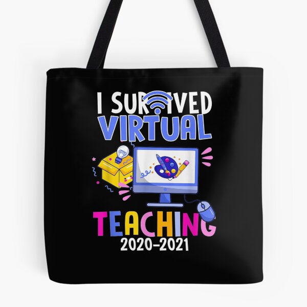 Item preview, I Survived Virtual Teaching Teacher End Of School 2021  designed and sold by anniet33.
