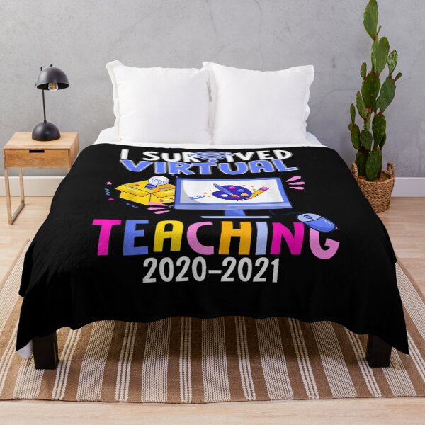 Item preview, I Survived Virtual Teaching Teacher End Of School 2021  designed and sold by anniet33.