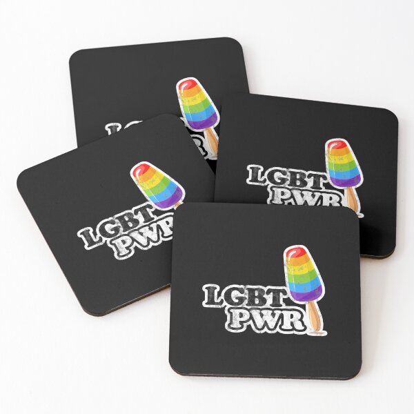 Item preview, LGBT POWER ICE ON A STICK USED LOOK BY SUBGIRL designed and sold by SUBGIRL.