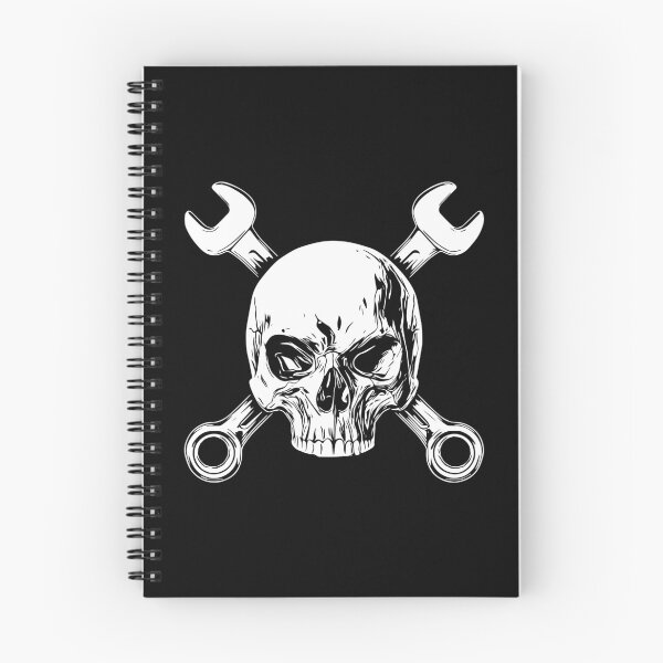 Item preview, mechanics skull designed and sold by drizzd.