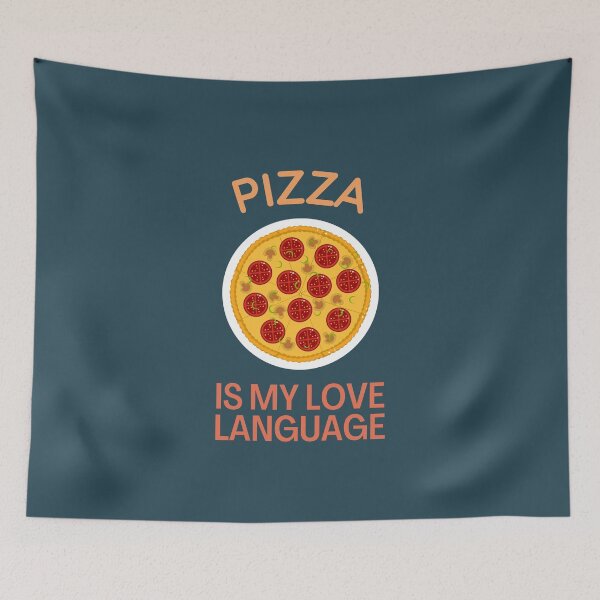 Item preview, Pizza is my love language designed and sold by Magic-Stone.