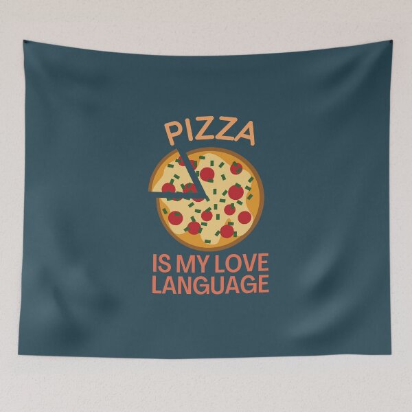 Item preview, Pizza is my love language designed and sold by Magic-Stone.