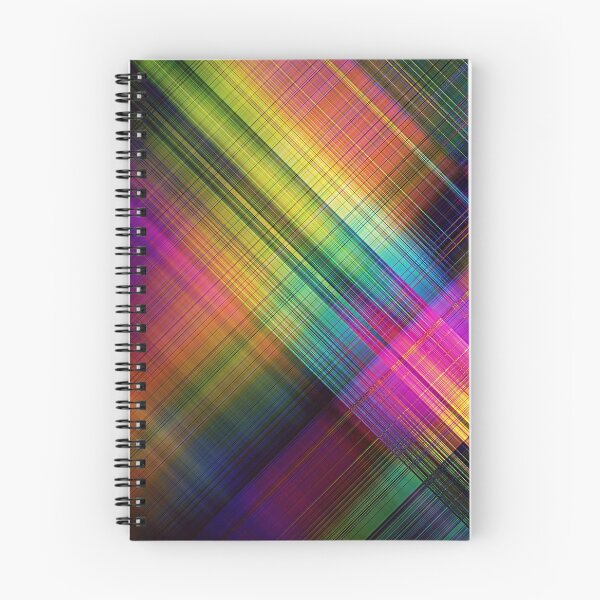 Item preview, abstract geometric multicolor vibrant lines pattern designed and sold by cutecrazytshirt.