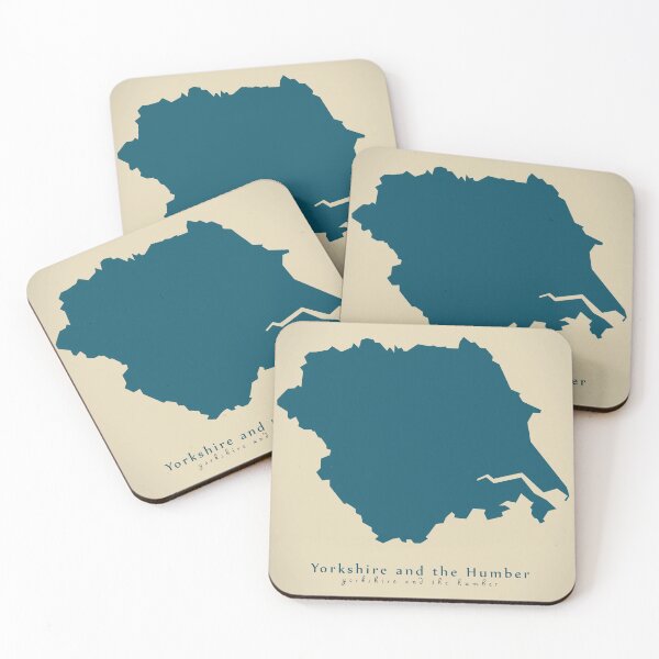 Item preview, Modern Map - Yorkshire and the Humber England UK designed and sold by Ingo Menhard.