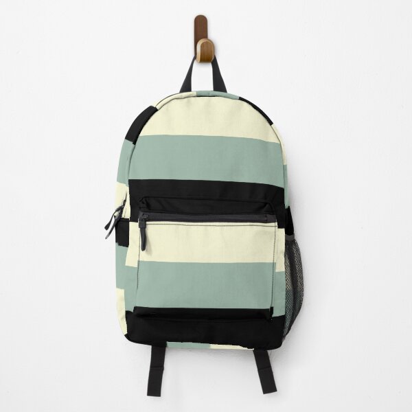 Item preview, 3 Large BLACK, CREAM and MUTED GREEN Horizontal STRIPES designed and sold by RachelMacht.