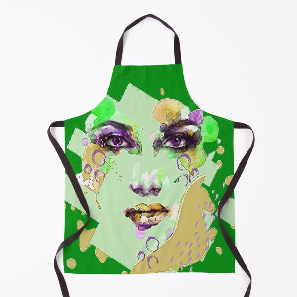 Item preview, Mystical Face of a Woman Graphic Psychedelic abstract art, nr 2, graphic psychedelic abstract art, trippy graphic psychedelic arte abstracto designed and sold by Adri Barnard.