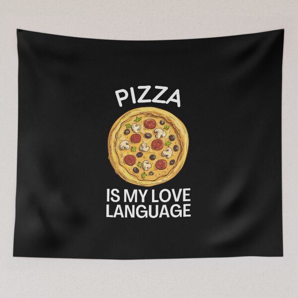 Item preview, Pizza is my love language designed and sold by Magic-Stone.