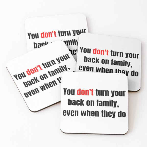 Item preview, You don't turn your back on family, even when they do - Vin Diesel designed and sold by WRTime.