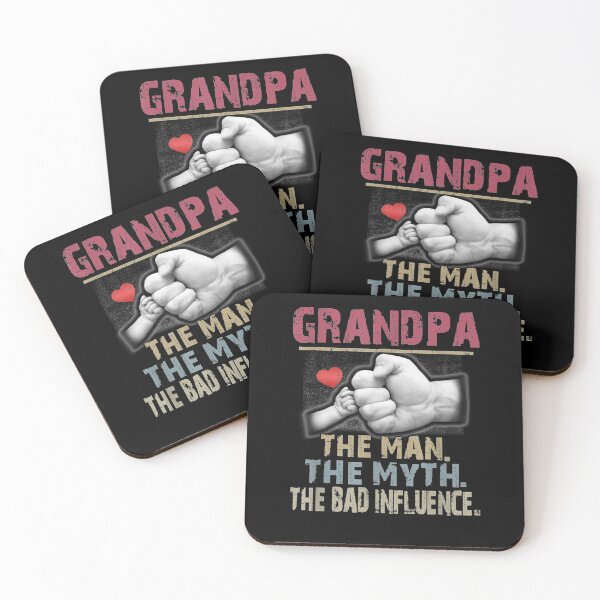 Item preview, Grandpa The Bad Influence Hand Fathers Day Gift  designed and sold by anniet33.