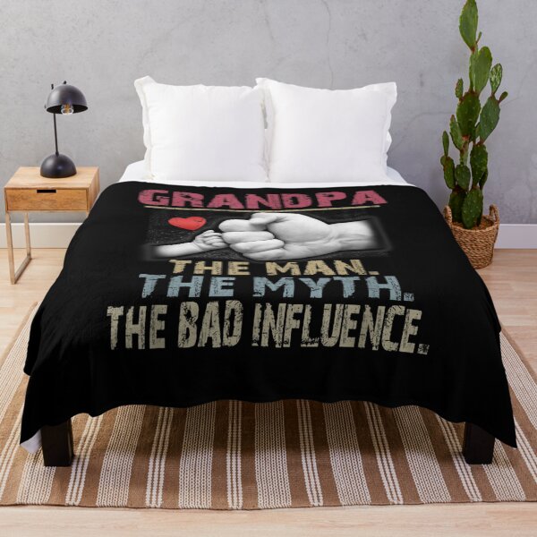 Item preview, Grandpa The Bad Influence Hand Fathers Day Gift  designed and sold by anniet33.