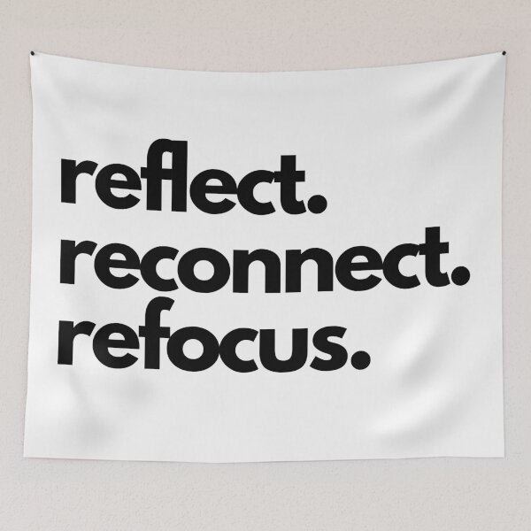 Item preview, Reflect. Reconnect. Refocus. I. designed and sold by TheNordicDesign.