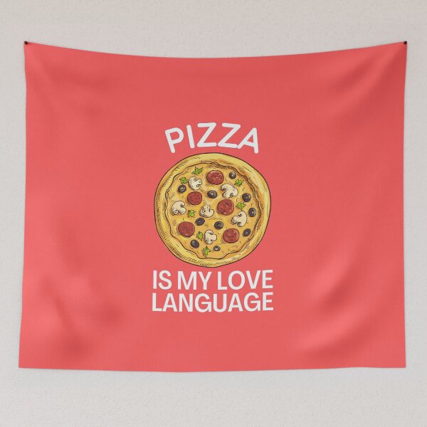 Item preview, Pizza is my love language designed and sold by Magic-Stone.