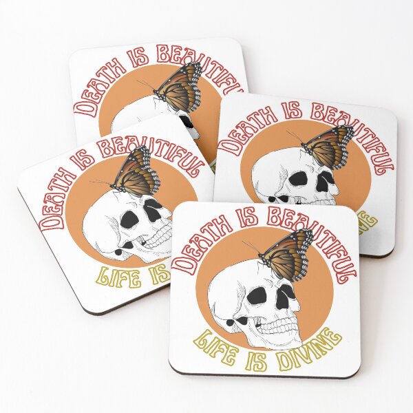 Item preview, death is beautiful , life is divine gothic design designed and sold by Phiiilo.