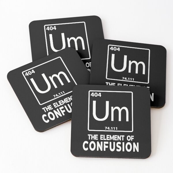 Item preview, Um the element of confusion designed and sold by Docartdesign.
