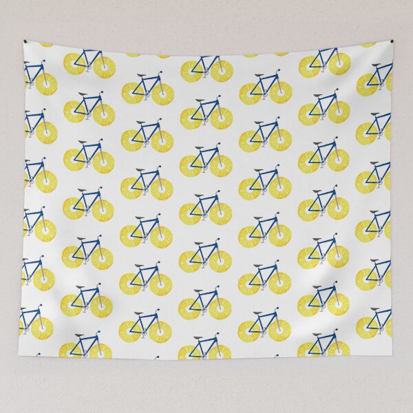 Item preview, Bicycle With Fresh Pineapple Slice Rings Wheels designed and sold by 4U2NV-LDN.