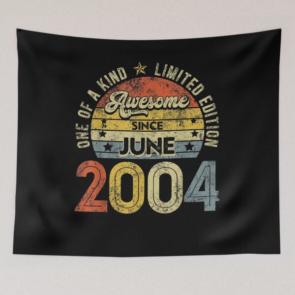 Item preview, Retro June 2004 17th Decorations Bday 17 Years Old Boys Girl  designed and sold by maizreo.