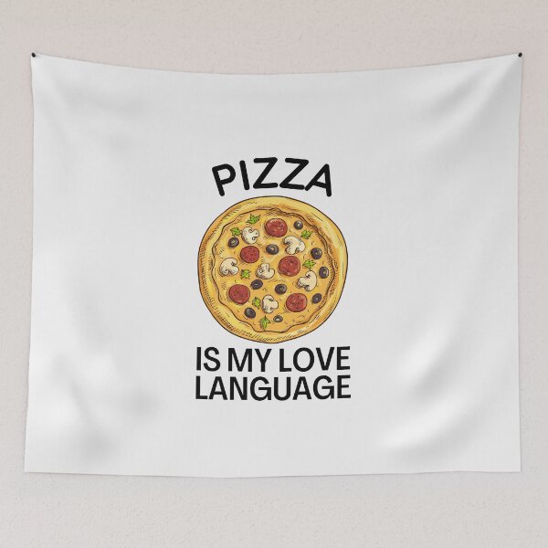 Item preview, Pizza is my love language designed and sold by Magic-Stone.