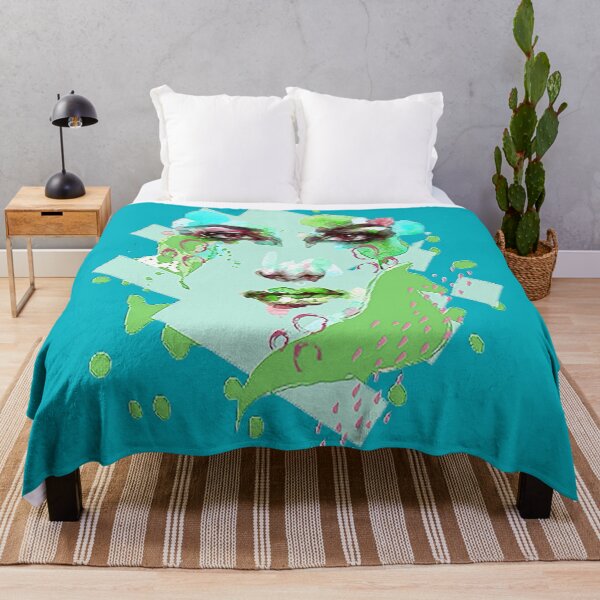 Item preview, Mystical Face of a Woman Graphic Psychedelic abstract art, nr 3, graphic psychedelic abstract art, trippy graphic psychedelic arte abstracto designed and sold by Adri Barnard.