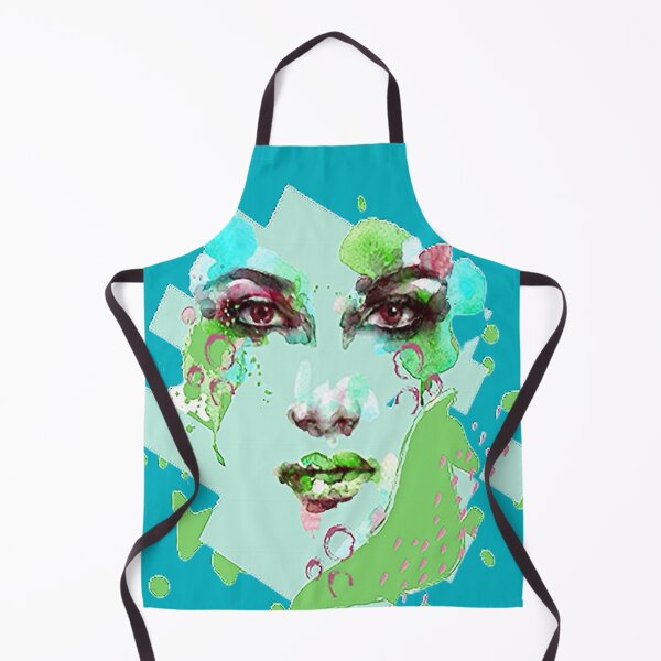 Item preview, Mystical Face of a Woman Graphic Psychedelic abstract art, nr 3, graphic psychedelic abstract art, trippy graphic psychedelic arte abstracto designed and sold by Adri Barnard.