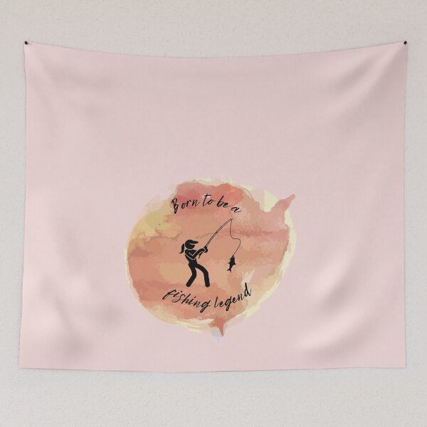 Item preview, Born to be a fishing legend - Woman designed and sold by PlumNearly.