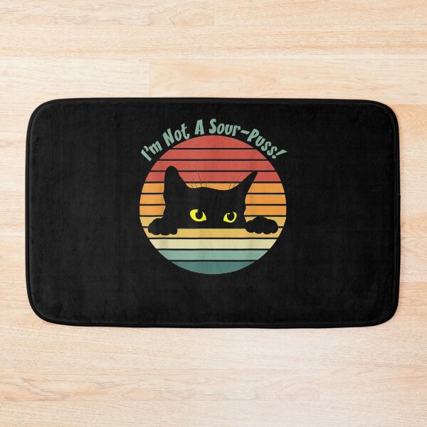 Item preview, Retro Cat Lovers I'm Not A Sour Puss  designed and sold by anniet33.
