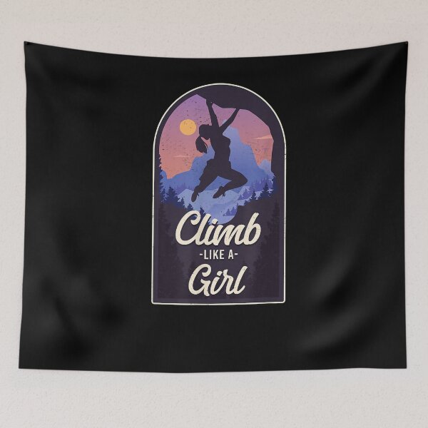 Item preview, Rock Climbing Climber Climb Like A Girl  designed and sold by maizreo.
