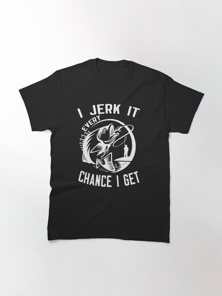 Imagen 3 de 7, Camiseta clásica con la obra Lo hago con mucha mas fuerza cada vez que puedo, diseñada y vendida por binly123.