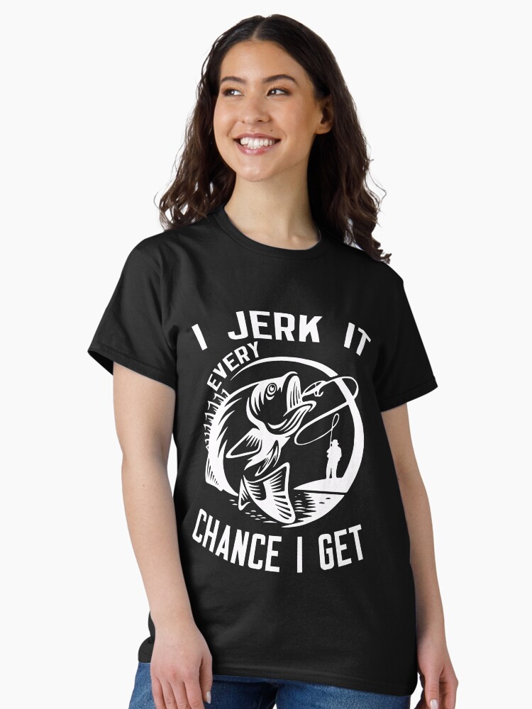 Imagen 2 de 7, Camiseta clásica con la obra Lo hago con mucha mas fuerza cada vez que puedo, diseñada y vendida por binly123.