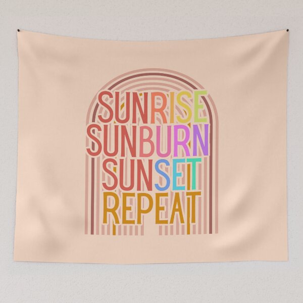 Item preview, Sunrise Sunburn Sunset Repeat designed and sold by Mixture-DESIGN.