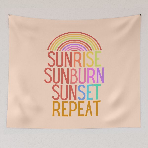 Item preview, Sunrise Sunburn Sunset Repeat designed and sold by Mixture-DESIGN.