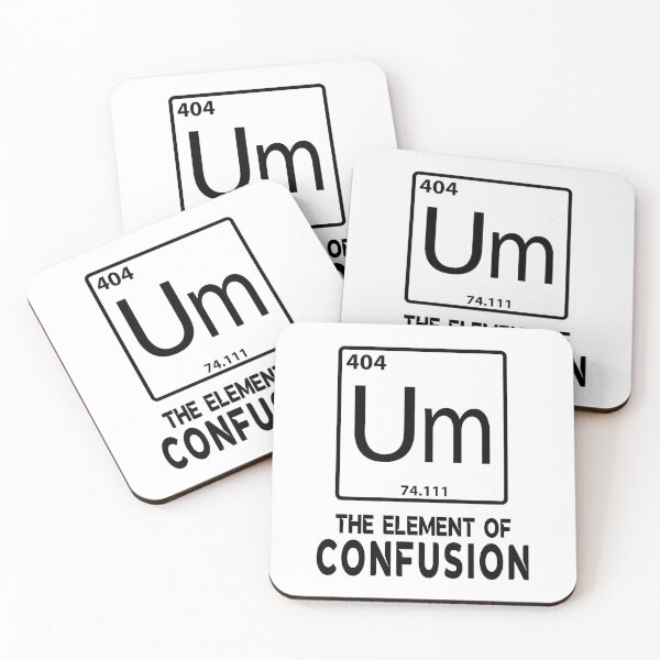 Item preview, Um the element of confusion designed and sold by Docartdesign.