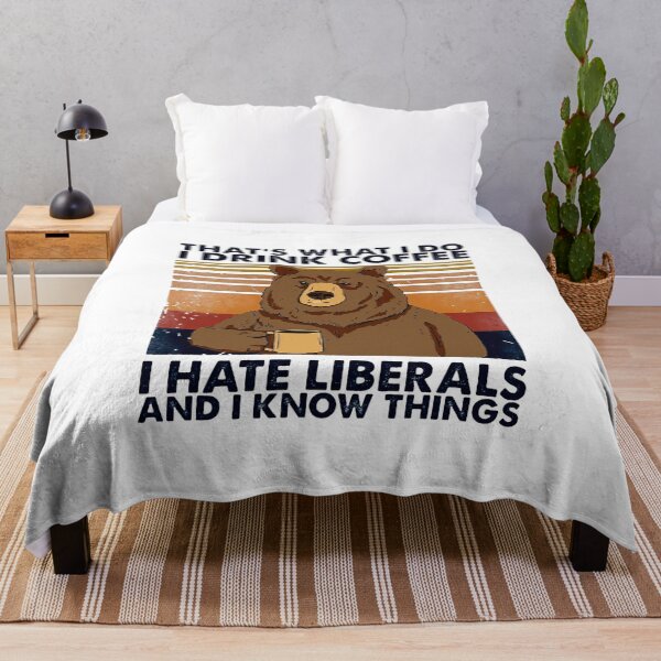 Item preview, BEER THAT'S WHAT I DO I DRINK COFFEE I HATE LIBERALS designed and sold by Robertsone3.