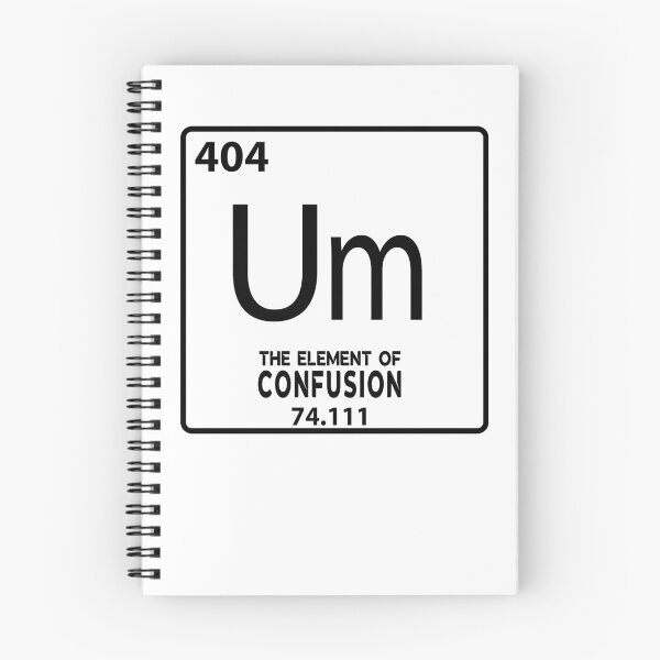 Item preview, Um the element of confusion designed and sold by Docartdesign.