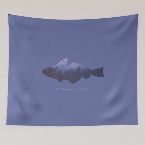 Item preview, Fishing Legend designed and sold by Mriganka Gogoi.