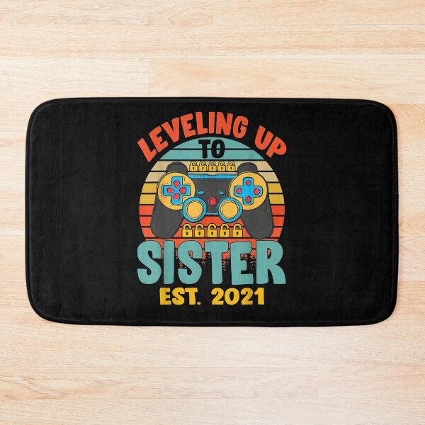 Item preview, Leveling Up To Sister 2021 Pregnancy Announcement  designed and sold by anniet33.