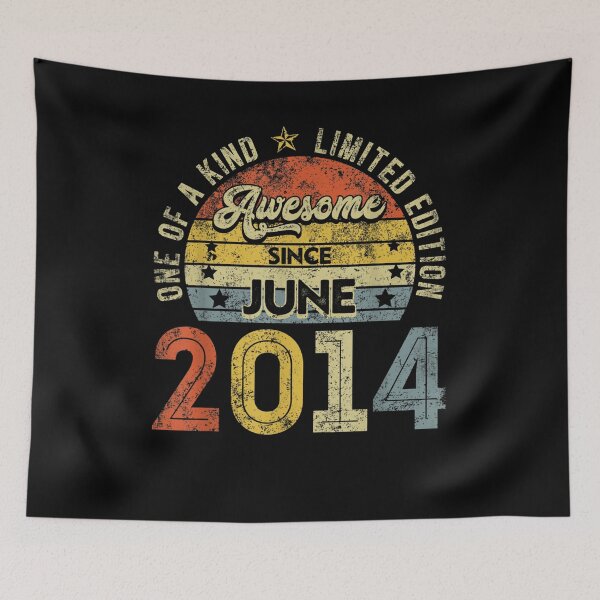 Item preview, Retro June 2014 7th Decorations Bday 7 Years Old Boys Girl  designed and sold by maizreo.