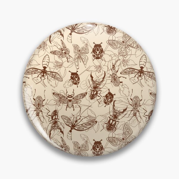Item preview, vintage insects, insects, retro, pattern designed and sold by AvotArt.