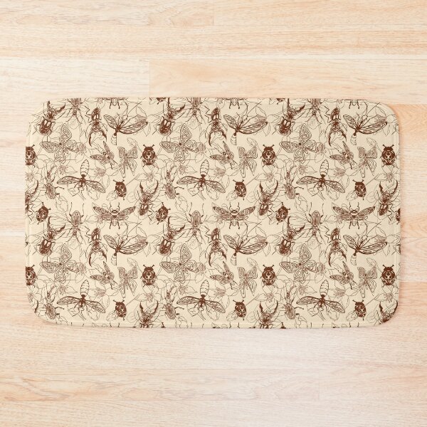 Item preview, vintage insects, insects, retro, pattern designed and sold by AvotArt.
