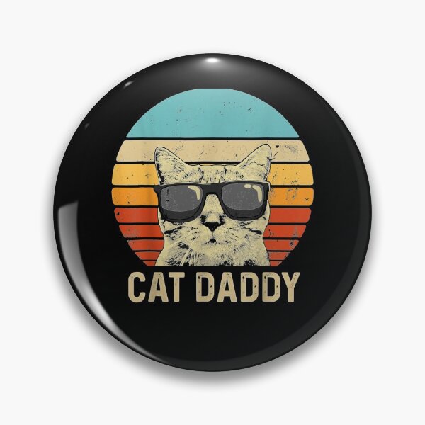 Item preview, Mens Vintage Cat Daddy Funny Cat Lover Fathers  designed and sold by anniet33.