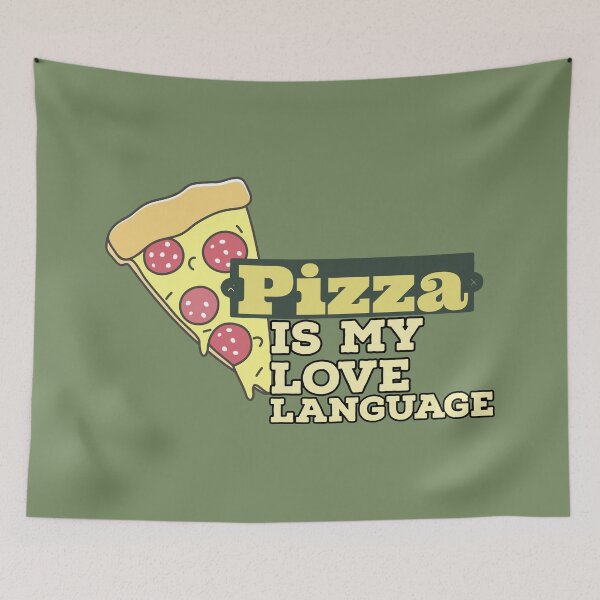 Item preview, Pizza is my love language  designed and sold by EmotionArt.