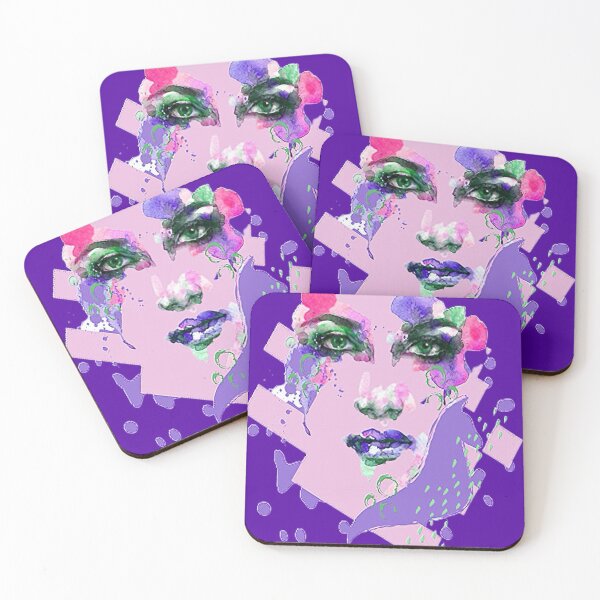 Item preview, Mystical Face of a Woman Graphic Psychedelic abstract art, nr 5, graphic psychedelic abstract art, trippy graphic psychedelic arte abstracto designed and sold by Adri Barnard.