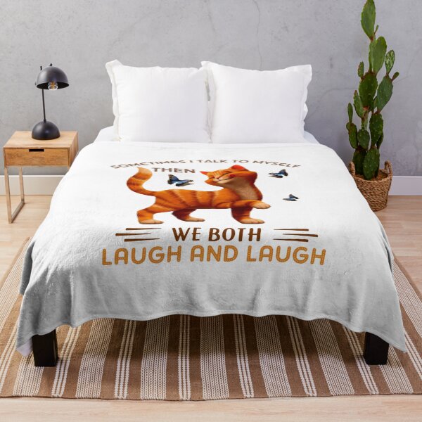 Item preview, CAT SOMETIMES I TALK TO MYSELF THEN WE BOTH LAUGH AND LAUGH designed and sold by Robertsone3.