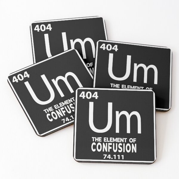 Item preview, Um the element of confusion designed and sold by Docartdesign.