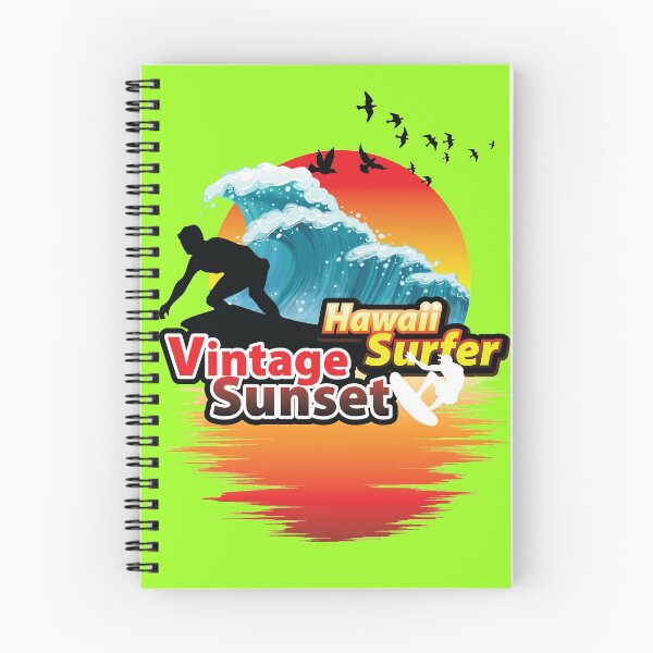 Artikelvorschau, HAWAII SURFER VINTAGE SONNENUNTERGANG entworfen und verkauft von RIGHTCHUS.