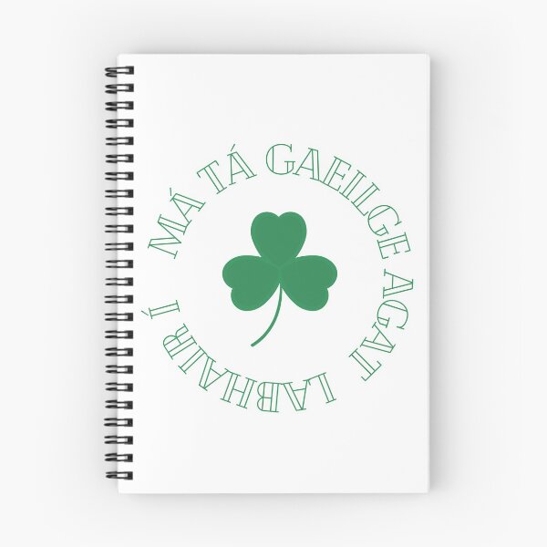 Item preview, MÁ TÁ GAEILGE AGAT LABHAIR Í designed and sold by Kylanguages.