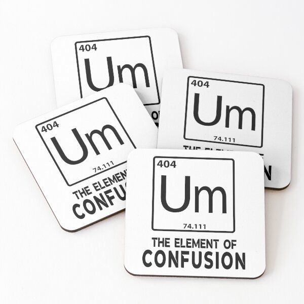 Item preview,  the element of confusion designed and sold by Docartdesign.